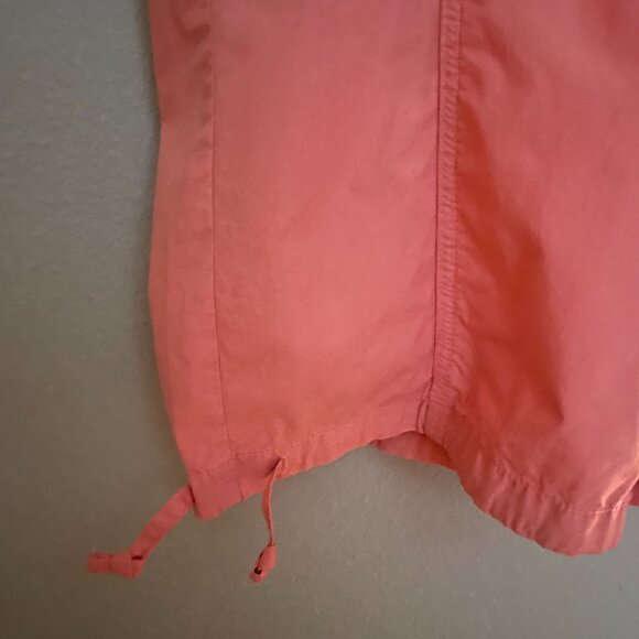 Aerie, High Waisted, Go-For-It, Baggy Cargo Pant, Color is Spicy Coral - Picture 3 of 9